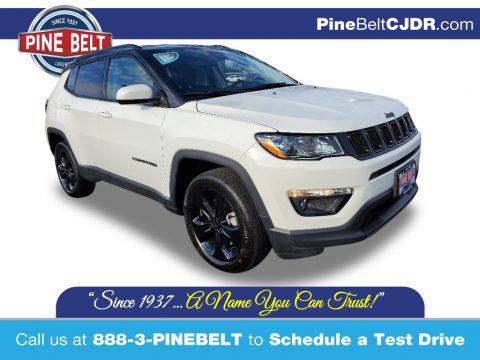 White Jeep Compass Altitude 4x4.  Click to enlarge.