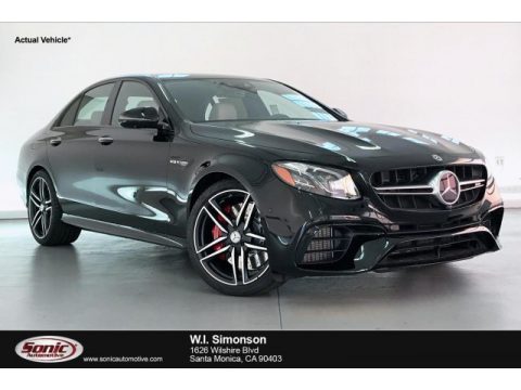 Black Mercedes-Benz E 63 S AMG 4Matic Sedan.  Click to enlarge.