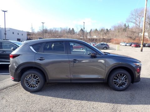 Machine Gray Metallic Mazda CX-5 Touring AWD.  Click to enlarge.