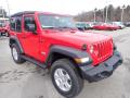 Front 3/4 View of 2020 Jeep Wrangler Sport 4x4 #7