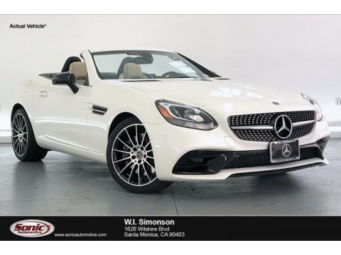 designo Diamond White Metallic Mercedes-Benz SLC 300 Roadster. Click to enlarge. designo Diamond White Metallic Mercedes-Benz SLC 300 Roadster. Click to enlarge.