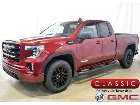 Red Quartz Tintcoat GMC Sierra 1500 Elevation Double Cab 4WD.  Click to enlarge.
