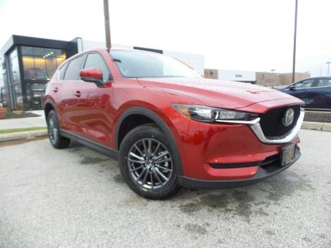 Soul Red Crystal Metallic Mazda CX-5 Touring AWD.  Click to enlarge.