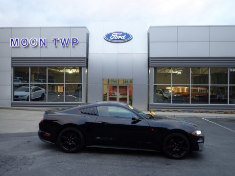 Shadow Black Ford Mustang GT Premium Fastback.  Click to enlarge.