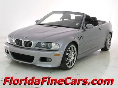 Silver Grey Metallic BMW M3 Convertible.  Click to enlarge.