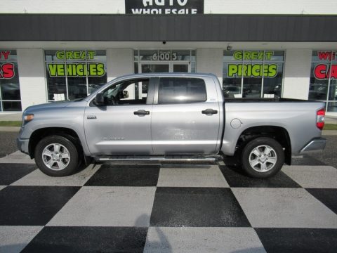 Silver Sky Metallic Toyota Tundra SR5 CrewMax.  Click to enlarge.