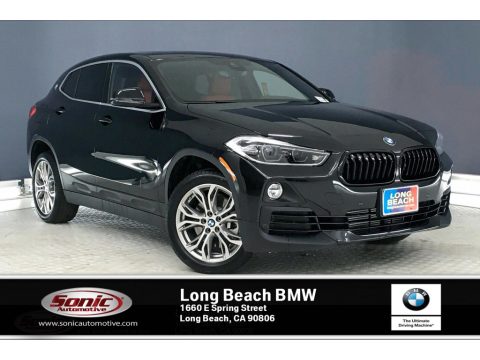 Black Sapphire Metallic BMW X2 xDrive28i.  Click to enlarge.