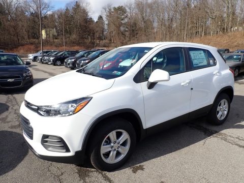 Summit White Chevrolet Trax LS AWD.  Click to enlarge.