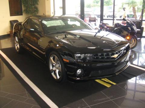 Black Chevrolet Camaro SS Coupe.  Click to enlarge.