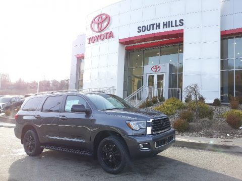 Magnetic Gray Metallic Toyota Sequoia TRD Sport 4x4.  Click to enlarge.