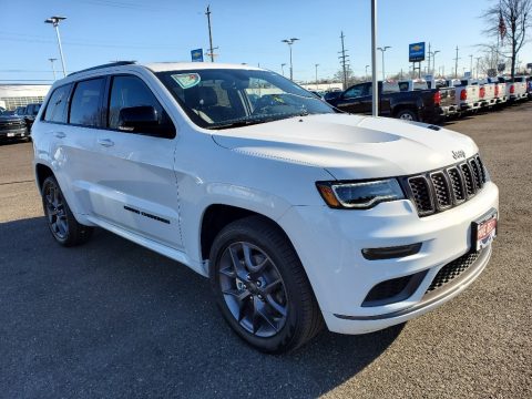 Bright White Jeep Grand Cherokee Limited X 4x4.  Click to enlarge.