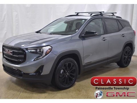 Satin Steel Metallic GMC Terrain SLT AWD. Click to enlarge. Satin Steel Metallic GMC Terrain SLT AWD. Click to enlarge.