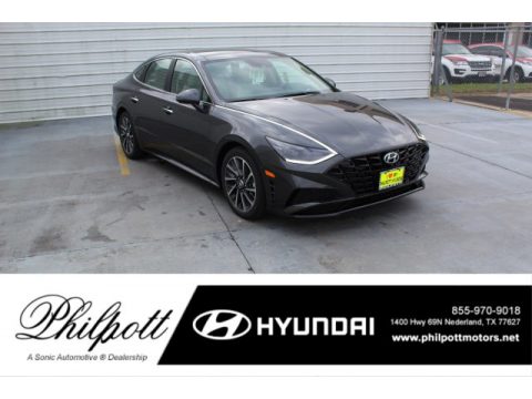 Portofino Gray Hyundai Sonata Limited.  Click to enlarge.