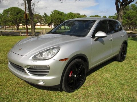 Classic Silver Metallic Porsche Cayenne S.  Click to enlarge.