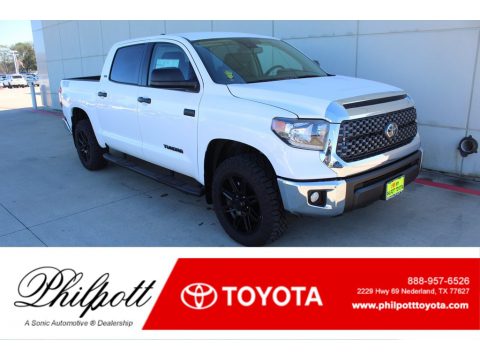 Super White Toyota Tundra TSS Off Road CrewMax 4x4.  Click to enlarge.