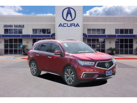 Performance Red Pearl Acura MDX Advance AWD.  Click to enlarge.