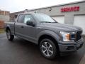 Front 3/4 View of 2020 Ford F150 STX SuperCab 4x4 #8