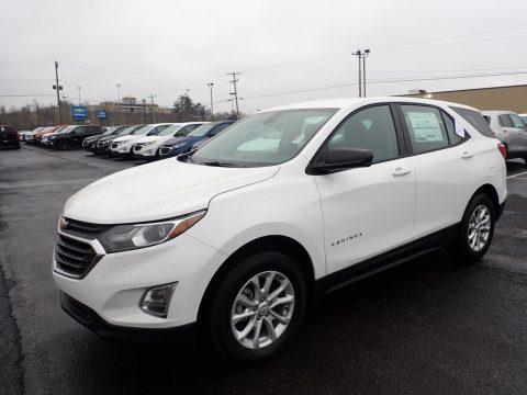 Summit White Chevrolet Equinox LS AWD.  Click to enlarge.