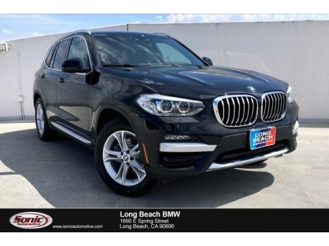 Jet Black BMW X3 sDrive30i.  Click to enlarge.