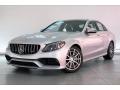 Front 3/4 View of 2020 Mercedes-Benz C AMG 63 Sedan #12