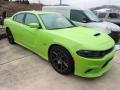 Front 3/4 View of 2019 Dodge Charger R/T Scat Pack #6