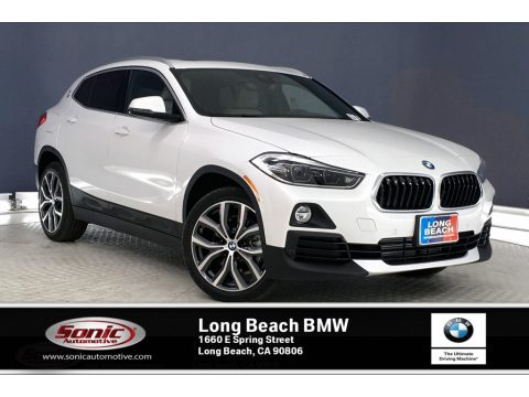 Mineral White Metallic BMW X2 sDrive28i.  Click to enlarge.