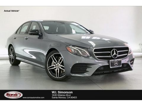 Selenite Grey Metallic Mercedes-Benz E 350 Sedan.  Click to enlarge.