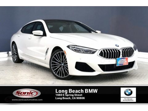 Alpine White BMW 8 Series 840i Gran Coupe.  Click to enlarge.