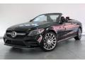 Front 3/4 View of 2020 Mercedes-Benz C AMG 43 4Matic Cabriolet #12