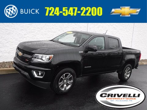 Black Chevrolet Colorado Z71 Crew Cab 4x4.  Click to enlarge.