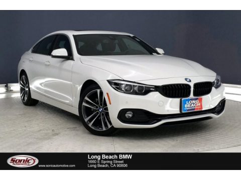Alpine White BMW 4 Series 430i Gran Coupe.  Click to enlarge.