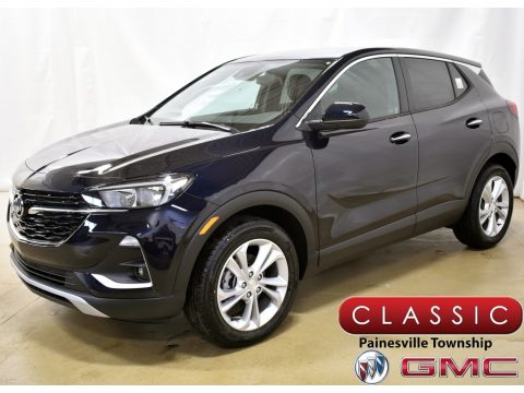 Dark Moon Blue Metallic Buick Encore GX Preferred.  Click to enlarge.
