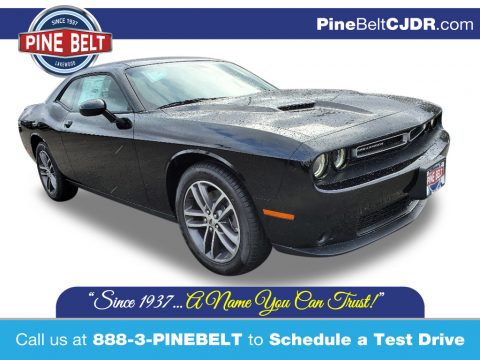 Pitch Black Dodge Challenger SXT AWD.  Click to enlarge.