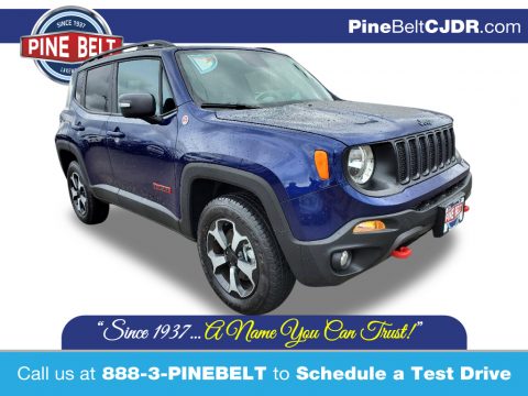 Jetset Blue Jeep Renegade Trailhawk 4x4.  Click to enlarge.