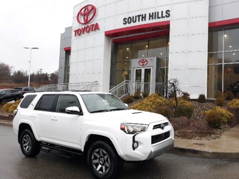 Super White Toyota 4Runner TRD Off-Road Premium 4x4.  Click to enlarge.
