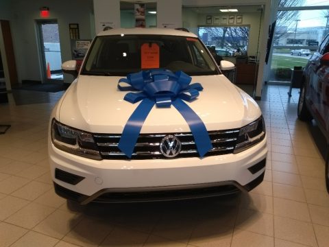 Pure White Volkswagen Tiguan S.  Click to enlarge.