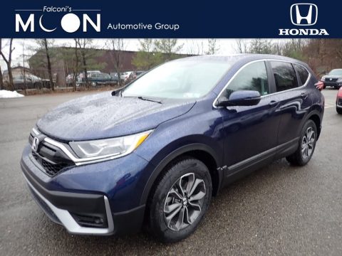 Obsidian Blue Pearl Honda CR-V EX-L AWD.  Click to enlarge.