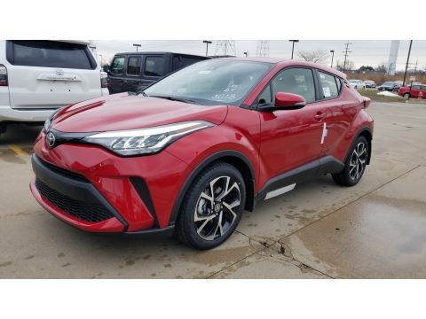 Supersonic Red Toyota C-HR XLE.  Click to enlarge.
