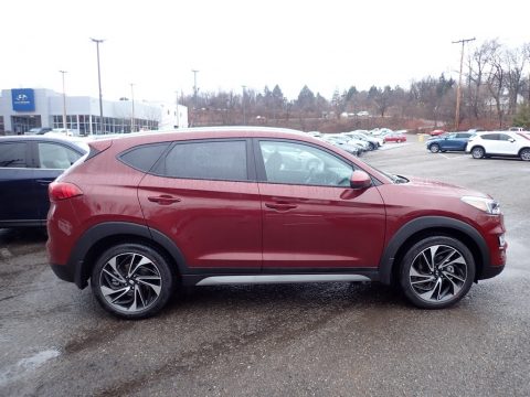 Gemstone Red Hyundai Tucson Sport AWD.  Click to enlarge.