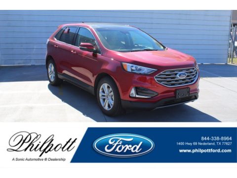 Rapid Red Metallic Ford Edge SEL.  Click to enlarge.