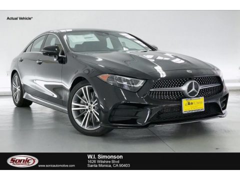 Black Mercedes-Benz CLS 450 Coupe.  Click to enlarge.