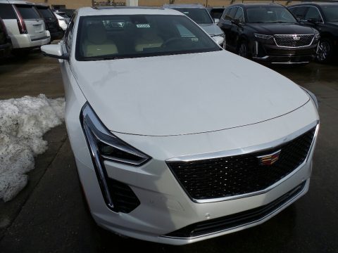 Crystal White Tricoat Cadillac CT6 Luxury AWD.  Click to enlarge.