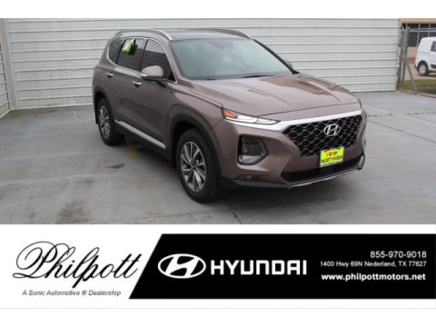 Earthy Bronze Hyundai Santa Fe SEL.  Click to enlarge.