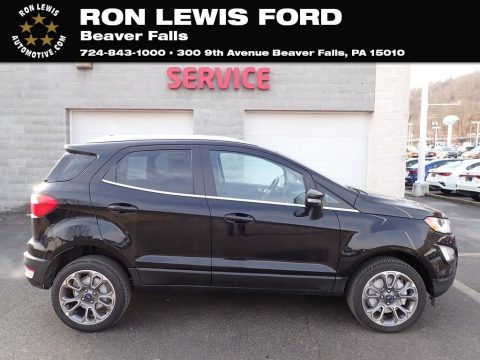 Shadow Black Ford EcoSport Titanium 4WD.  Click to enlarge.
