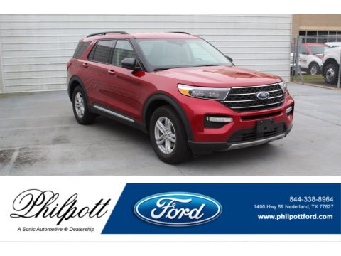 Rapid Red Metallic Ford Explorer XLT.  Click to enlarge.