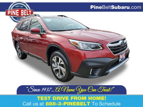 Crimson Red Pearl Subaru Outback 2.5i Limited.  Click to enlarge.