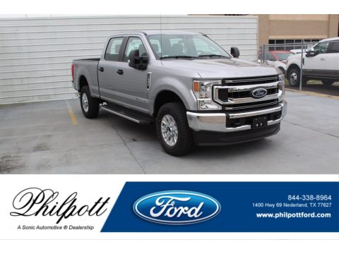 Iconic Silver Ford F250 Super Duty XLT Crew Cab 4x4.  Click to enlarge.