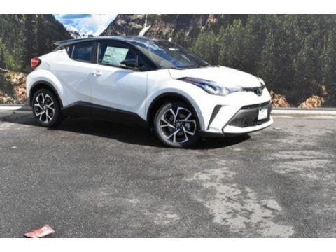 Blizzard Pearl Toyota C-HR XLE.  Click to enlarge.