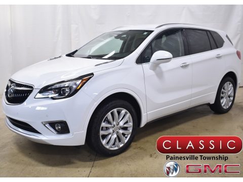 Summit White Buick Envision Premium AWD.  Click to enlarge.