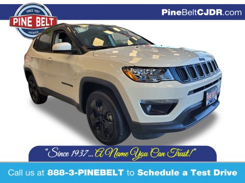 White Jeep Compass Altitude 4x4.  Click to enlarge.